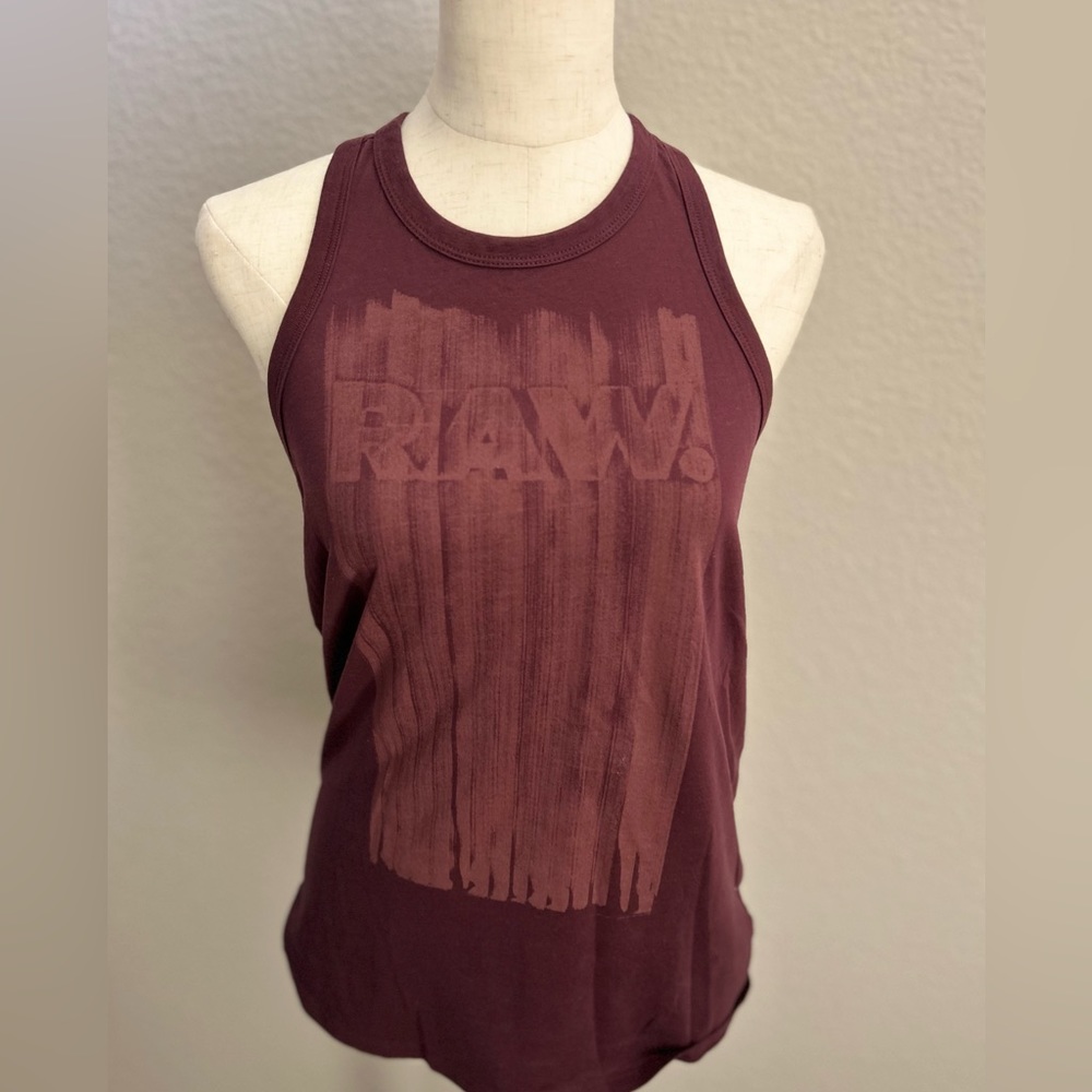 G-Star Raw, Size XS, Maroon Tank Top